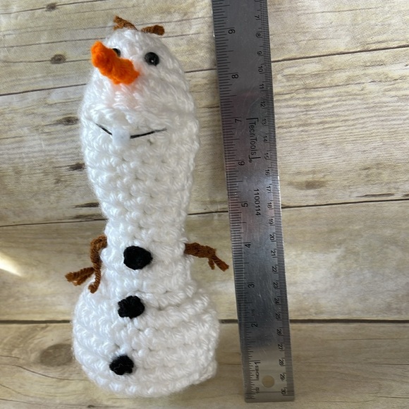 New Olaf Crocheted Handmade Stuffed Toy - Picture 8 of 8